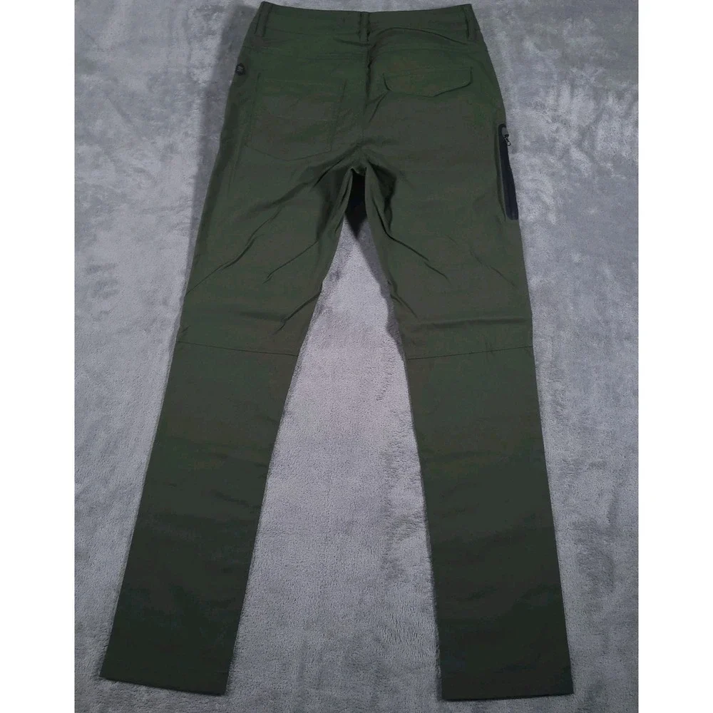 Roark Explorer Adventure Pants Mens 28 X 31 Dark Military‎ Green Quick Dry Chino